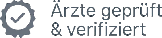 Geprüft von DIENSTARZT Siegel